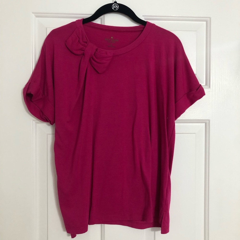 Kate Spade bow detail T shirt